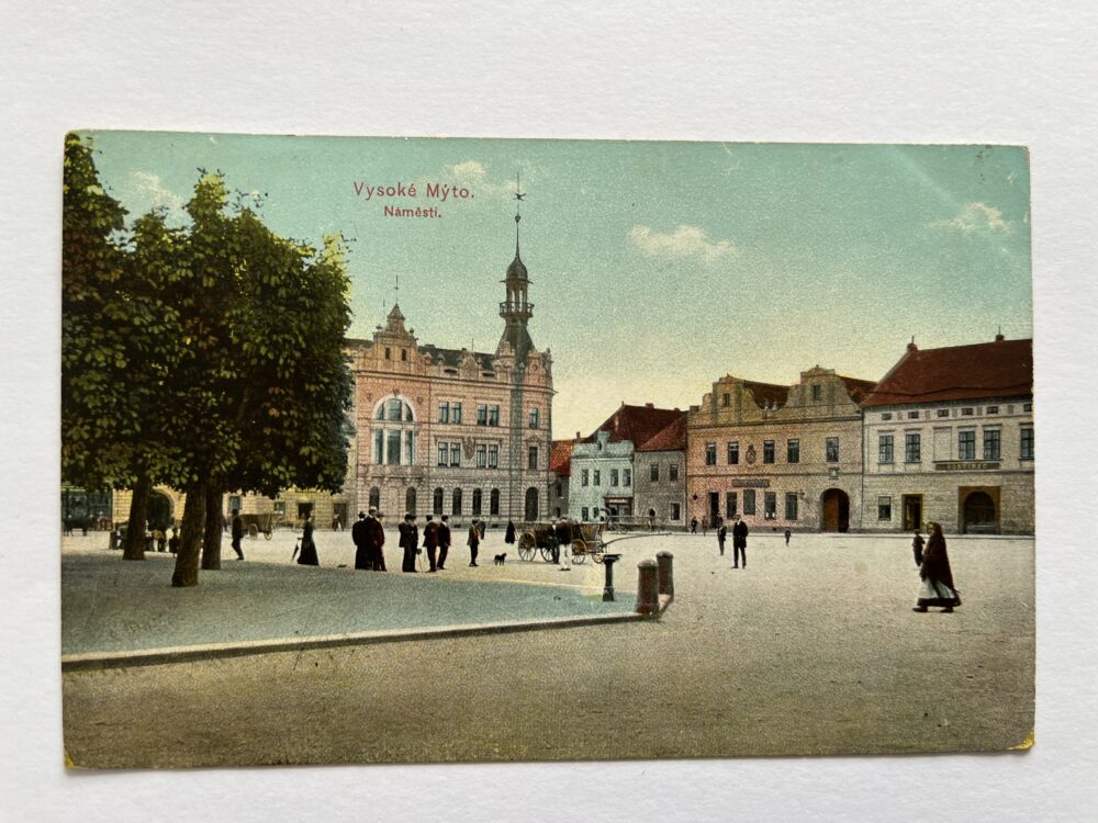 Pohlednice Vysoké Mýto - Náměstí, okres Ústí nad Orlicí RU