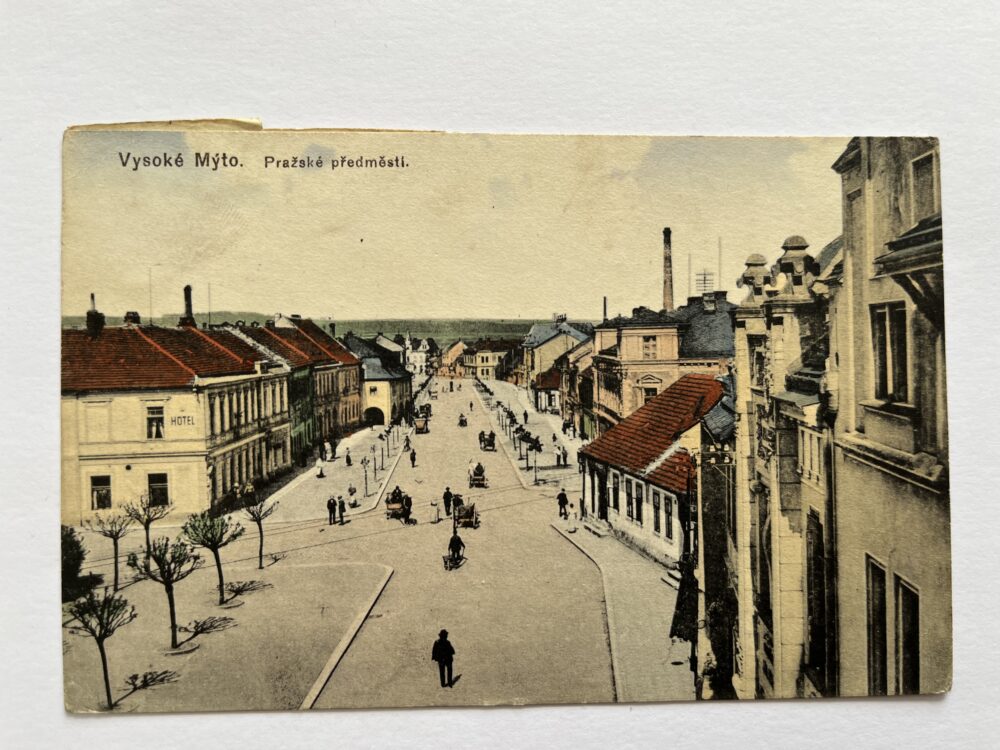 Pohlednice Vysoké Mýto - Pražské předměstí, okres Ústí nad Orlicí 1919