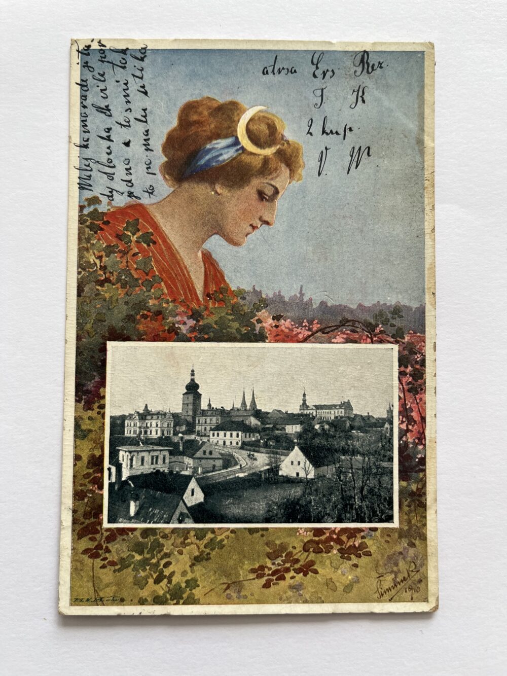 Pohlednice Vysoké Mýto Choceňské předměstí, okr. Ústí nad Orlicí 1910