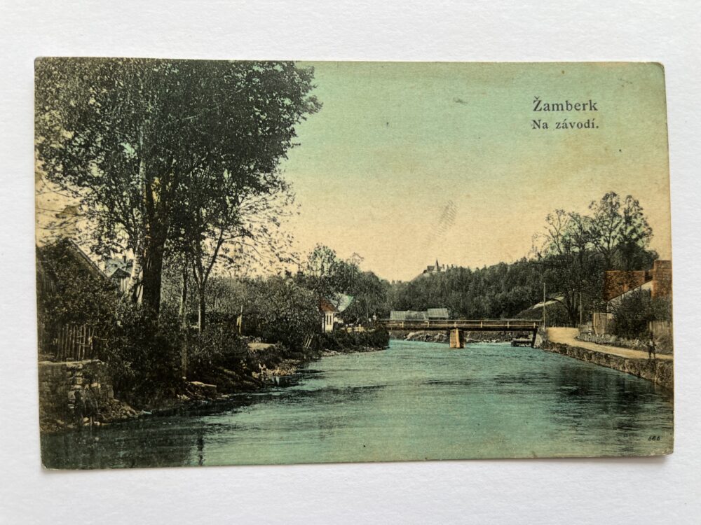 Pohlednice Žamberk - Na závodí, okres Ústí nad Orlicí Rakousko-Uhersko