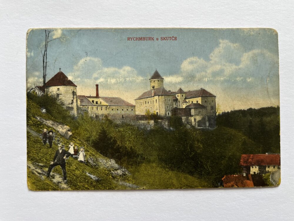 Pohlednice Rychmburk u Skutče, okres Chrudim Rakousko-Uhersko