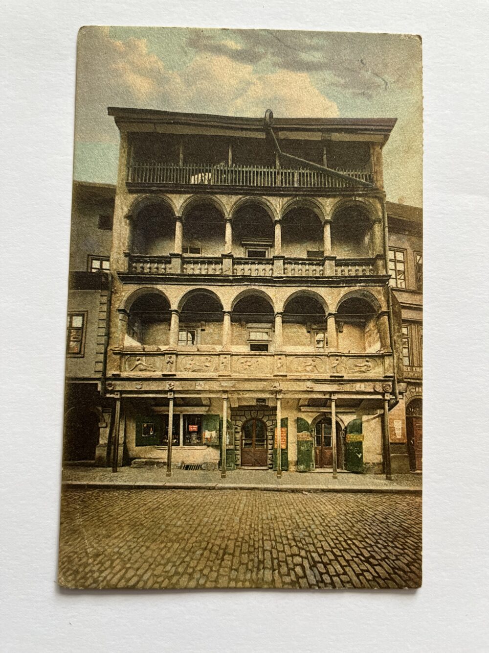 Pohlednice Chrudim - Mydlářovský dům z Břetislavovy ulice, RU