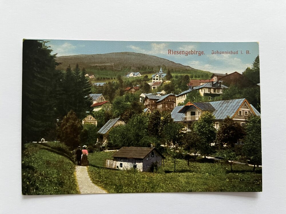 Pohlednice Krkonoše - Jánské Lázně, okres Trutnov, r.1917