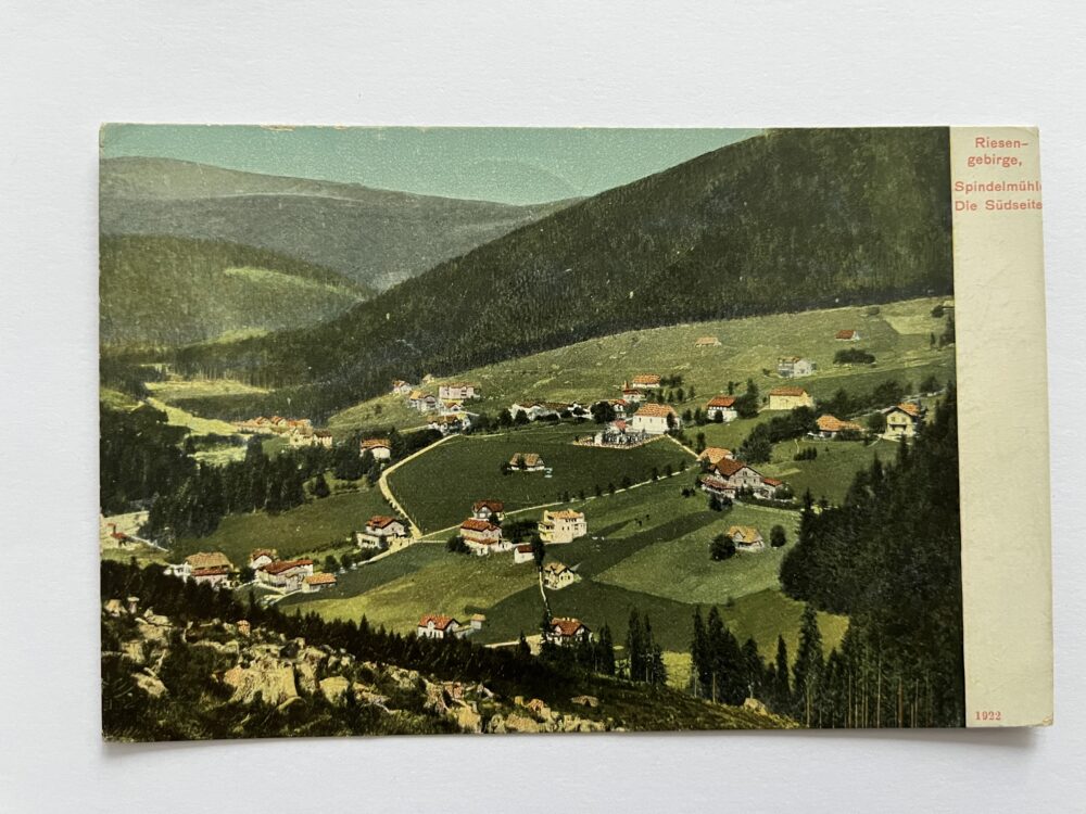 Pohlednice Krkonoše - Špindlerův Mlýn, jižní strana okres Trutnov 1911