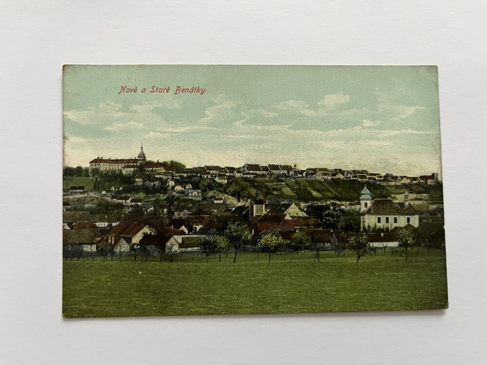Pohlednice Nové a Staré Benátky, okr.Mladá Boleslav Rakousko-Uhersko