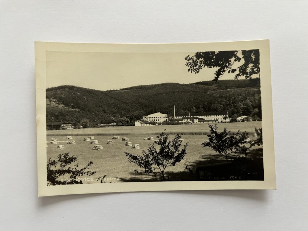 Pohlednice místopis Lochovice - Papírna, okres Beroun
