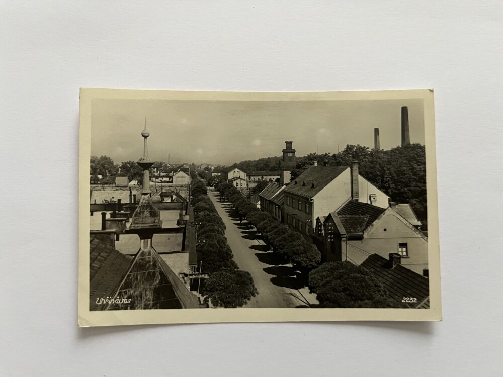 Pohlednice místopis Uhříněves, okres Praha 1946