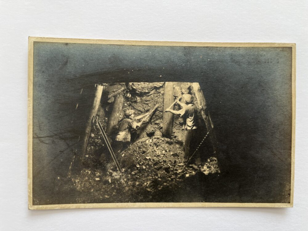 Pohlednice - Zdolování porubní chodby