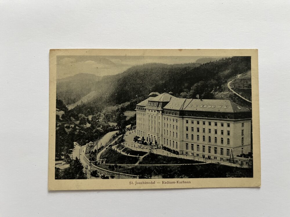 Pohlednice místopis Léčebné lázně Jáchymov, okres Karlovy Vary