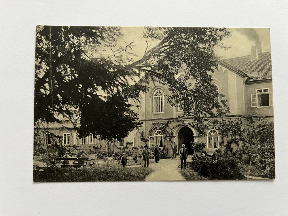 Pohlednice OSTROV Siro - železité lázně, lázeňští hosté Karlovarsko