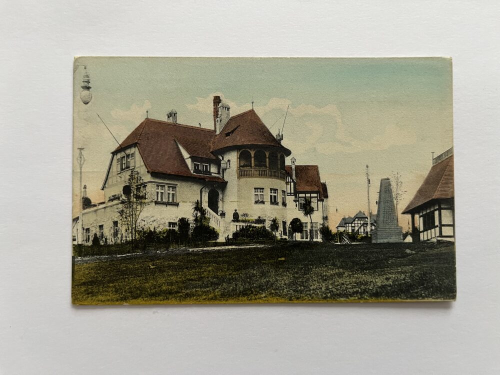 Pohlednice místopis Liberec - Výstava, výstavní vila Liebieg 1906