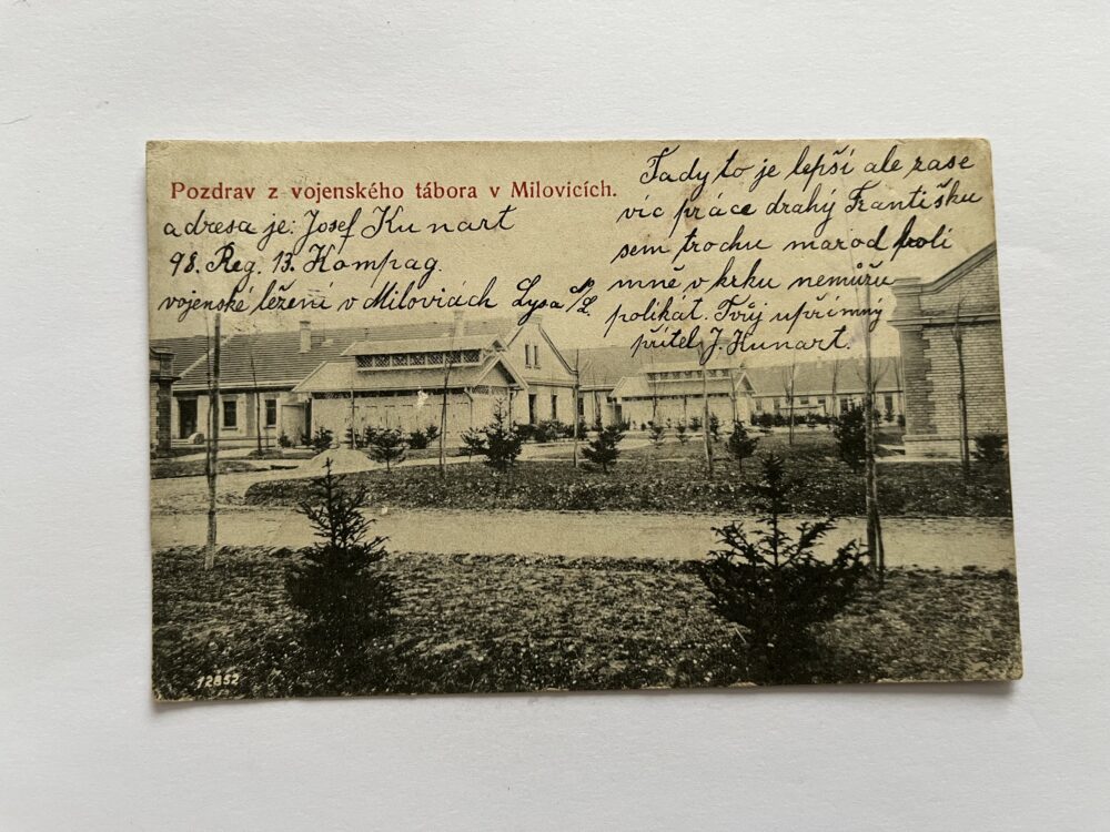Pohlednice Milovice - Vojenský tábor, okres Nymburk Rakousko-Uhersko