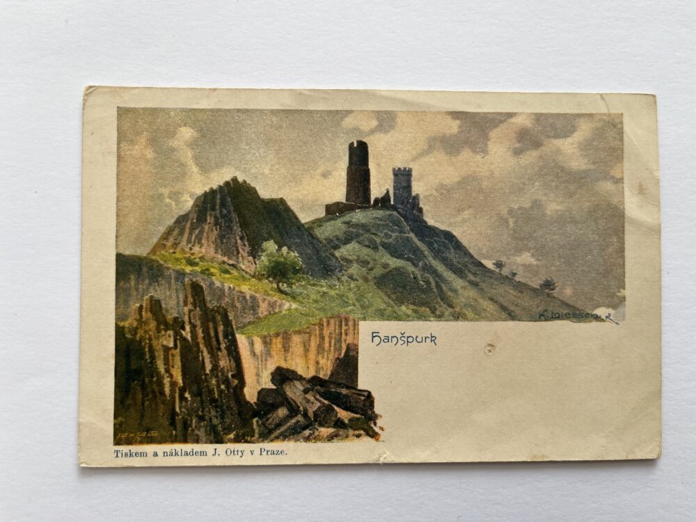 Pohlednice Hrad Hazmburk Libochovice, okres Litoměřice