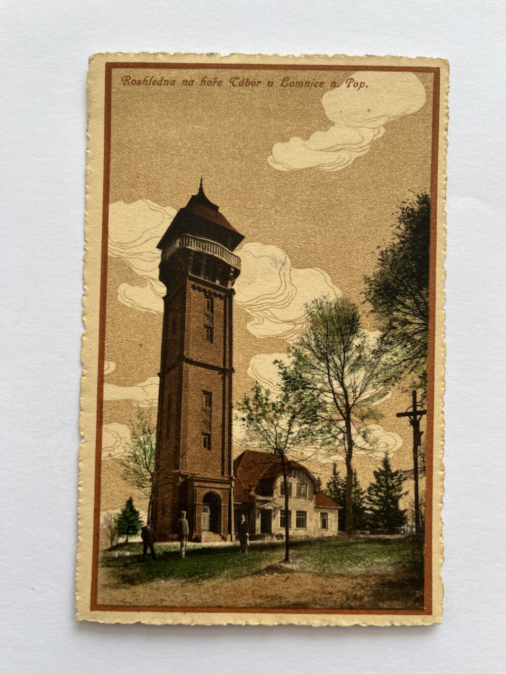 Pohlednice Rozhledna na hoře Tábor u Lomnice n./Popelkou okr.Semily RU