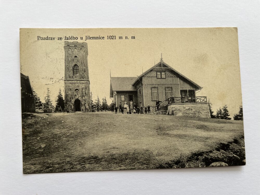 Pohlednice Žalý u Jilemnice - Rozhledna, okres Semily Rakousko-Uhersko