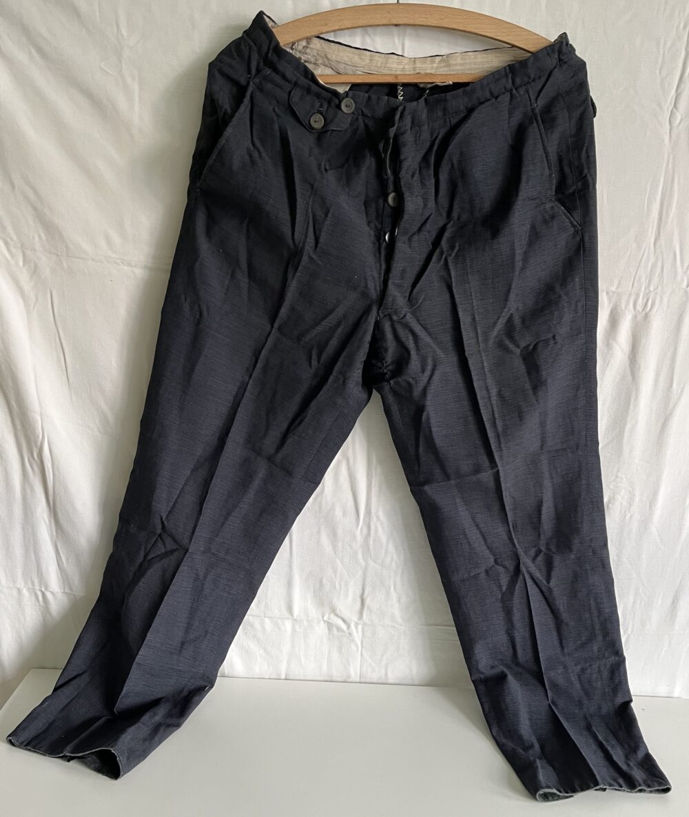 Starožitné pánské kalhoty, dobové oblečení