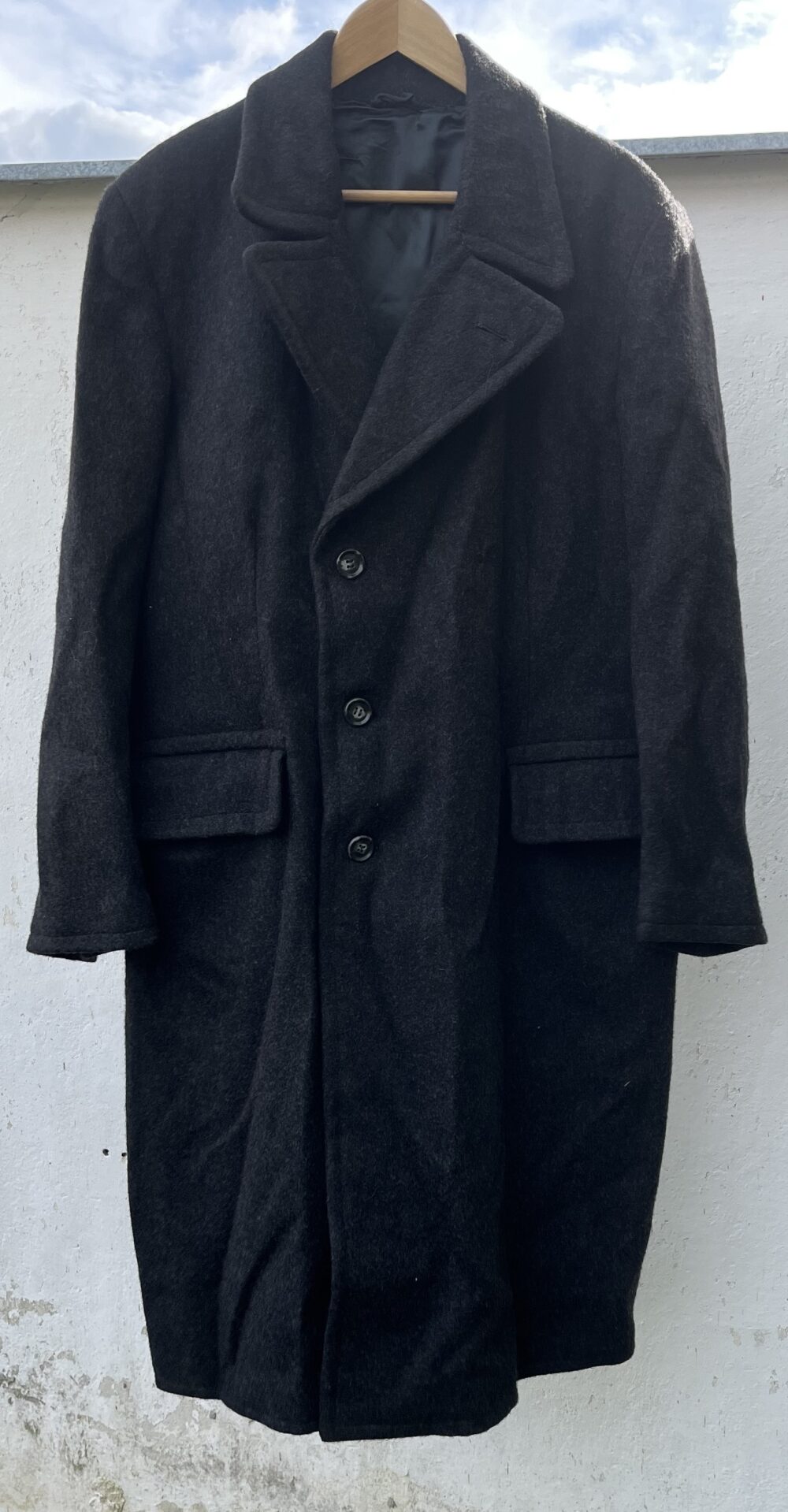 Pánský zimní dlouhý kabát Brno Kras n.p. 2.pol.20.st.