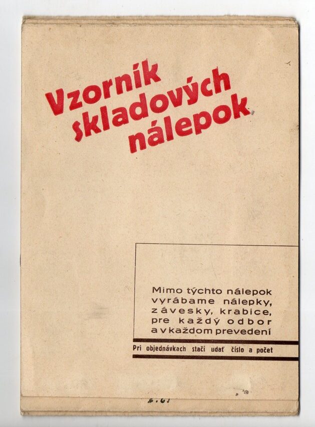 Vzorník skladových nálepek