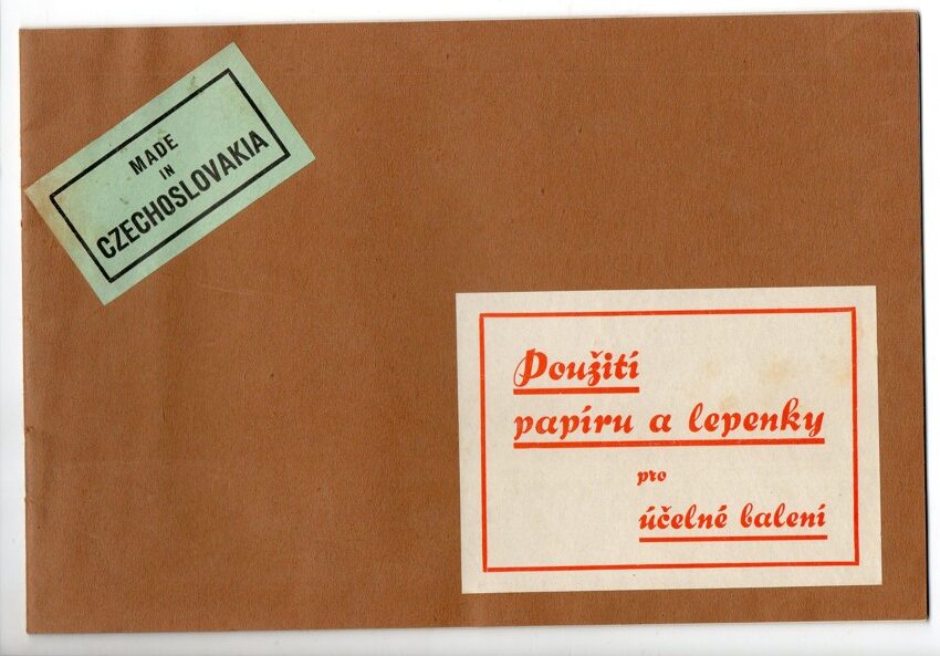 Katalog Použité papíru a lepenky pro účel. Balení