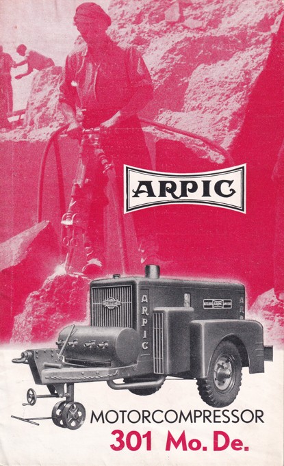 Leták kompresor Arpic, Neumann Praha