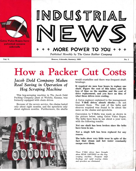 Leták Industrial News – průmysl, Denver