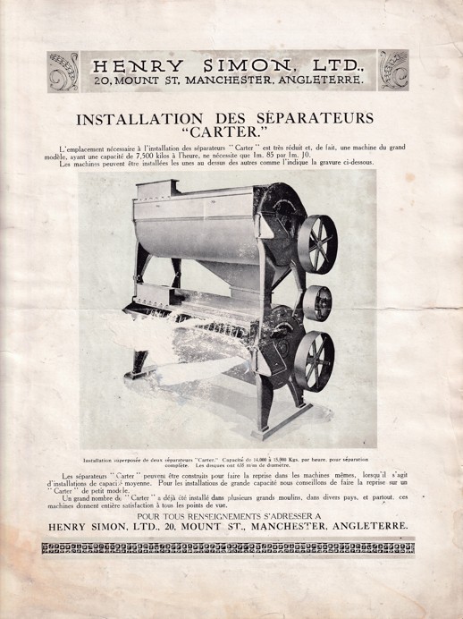 Leták oddělovače Carter, Manchester