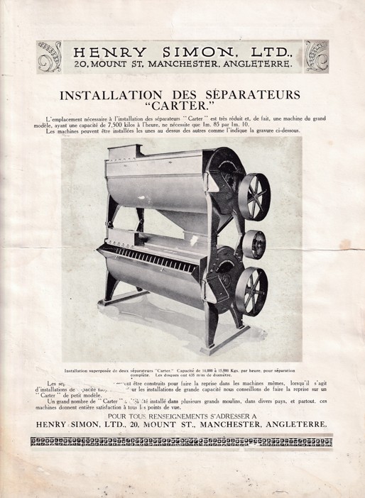 Leták oddělovače Carter, Manchester