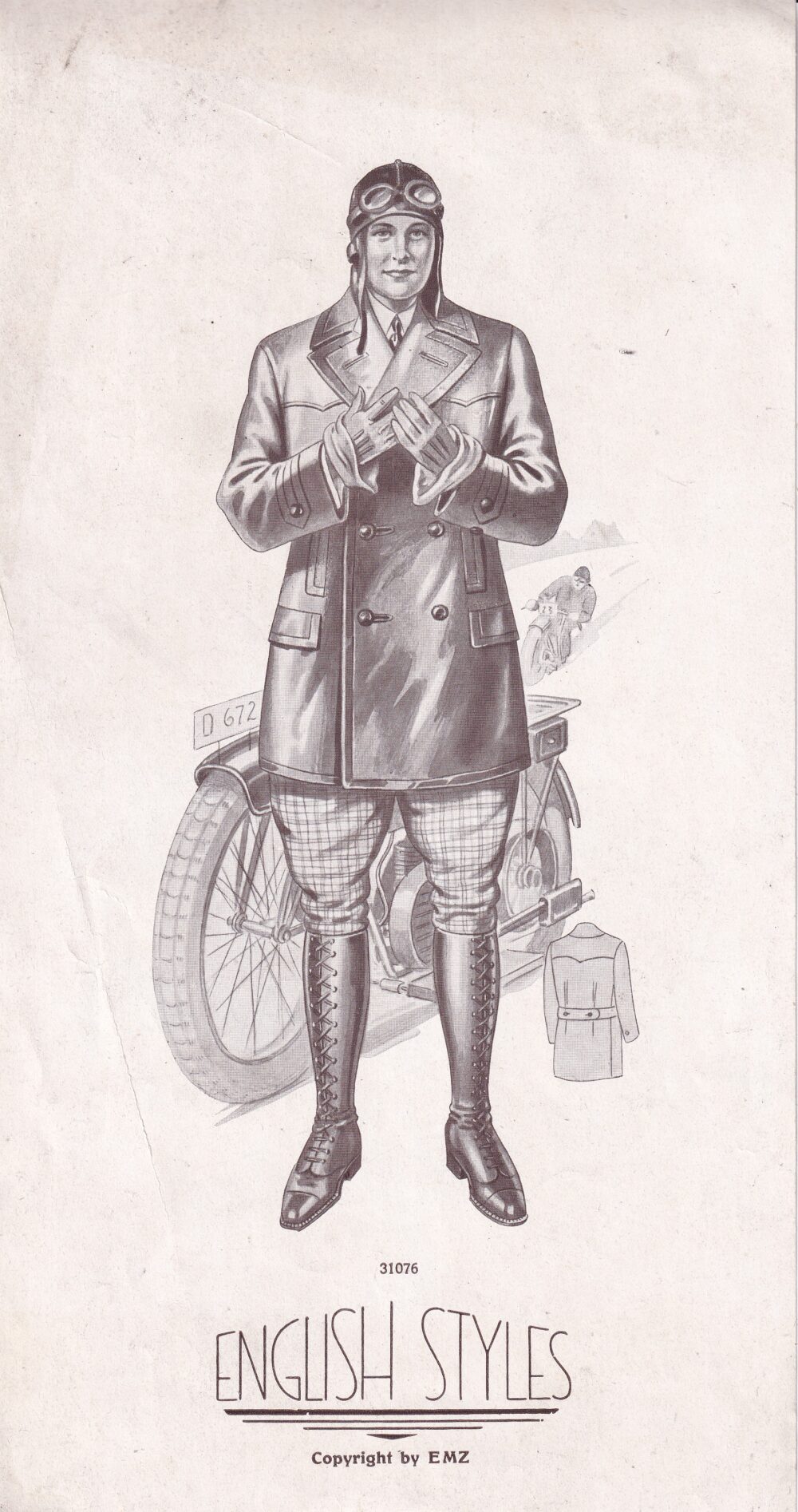 Leták English Styles, 1931