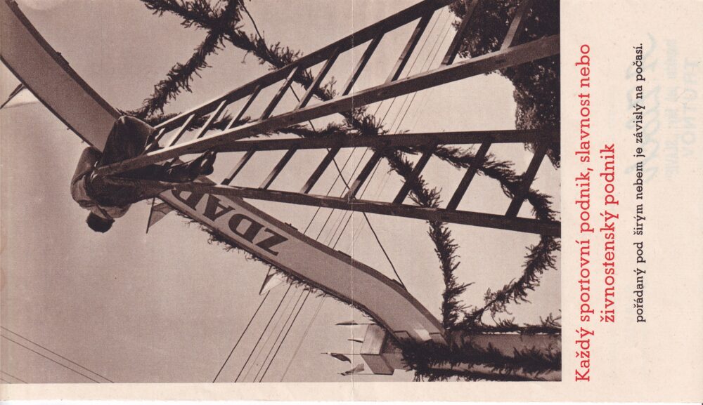 Leták pojišťovací banka Slavie, Trutnov