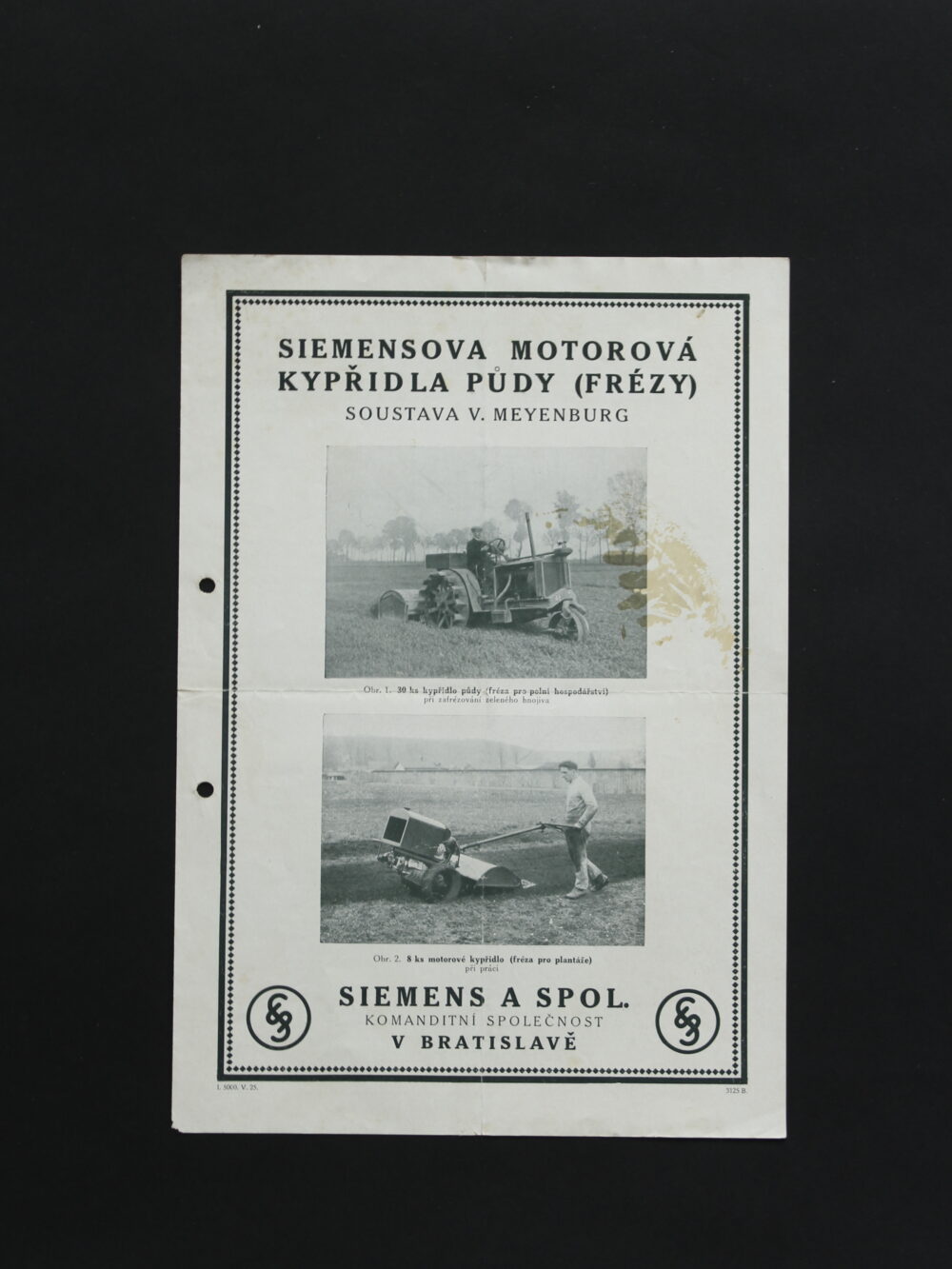 Leták kypřidla půdy Siemens, Bratislava