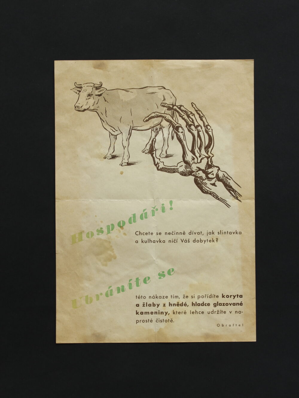 Leták koryta a žlaby Keramika, Praha