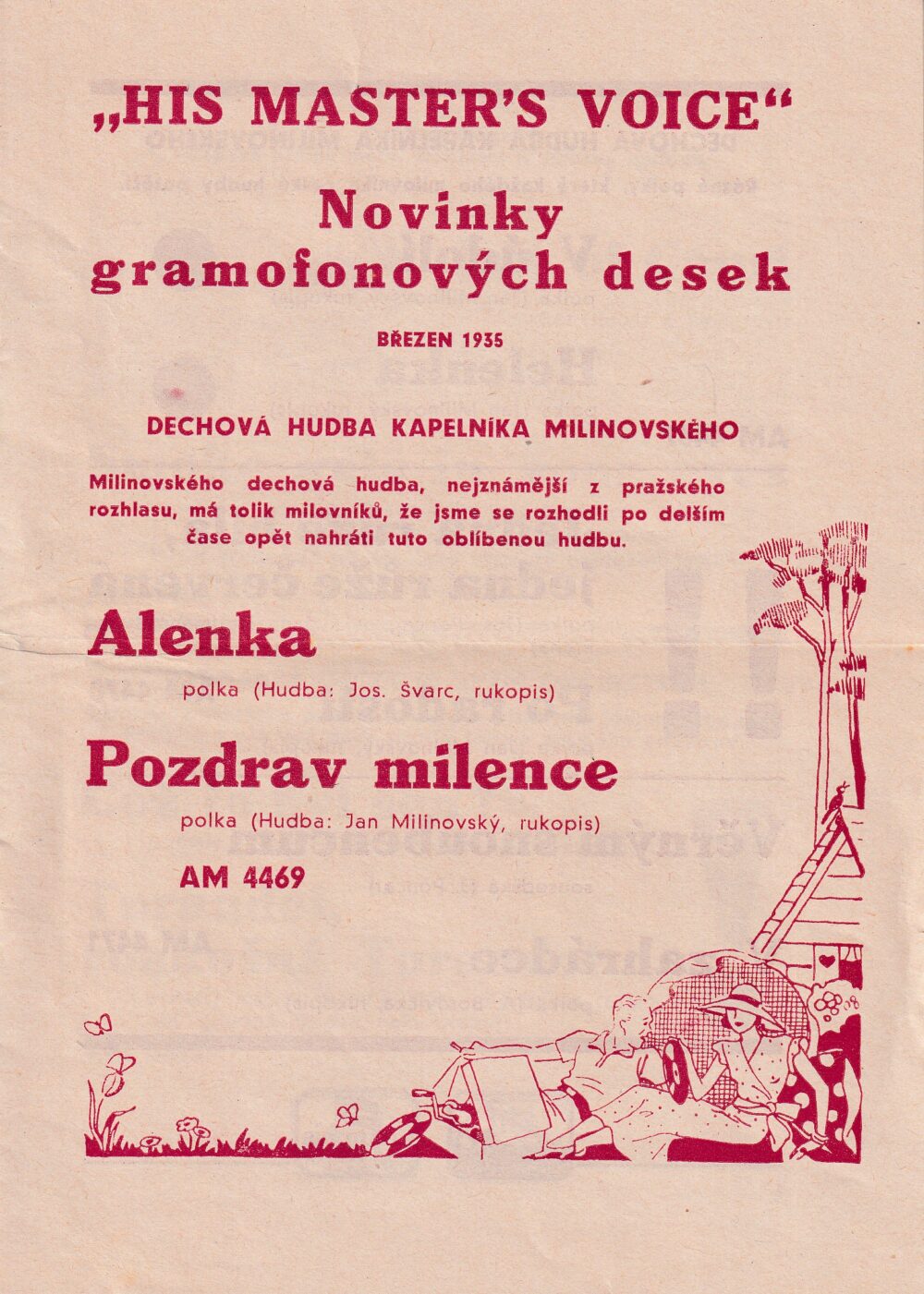 Katalog, Gramofonové desky, dechová hudba