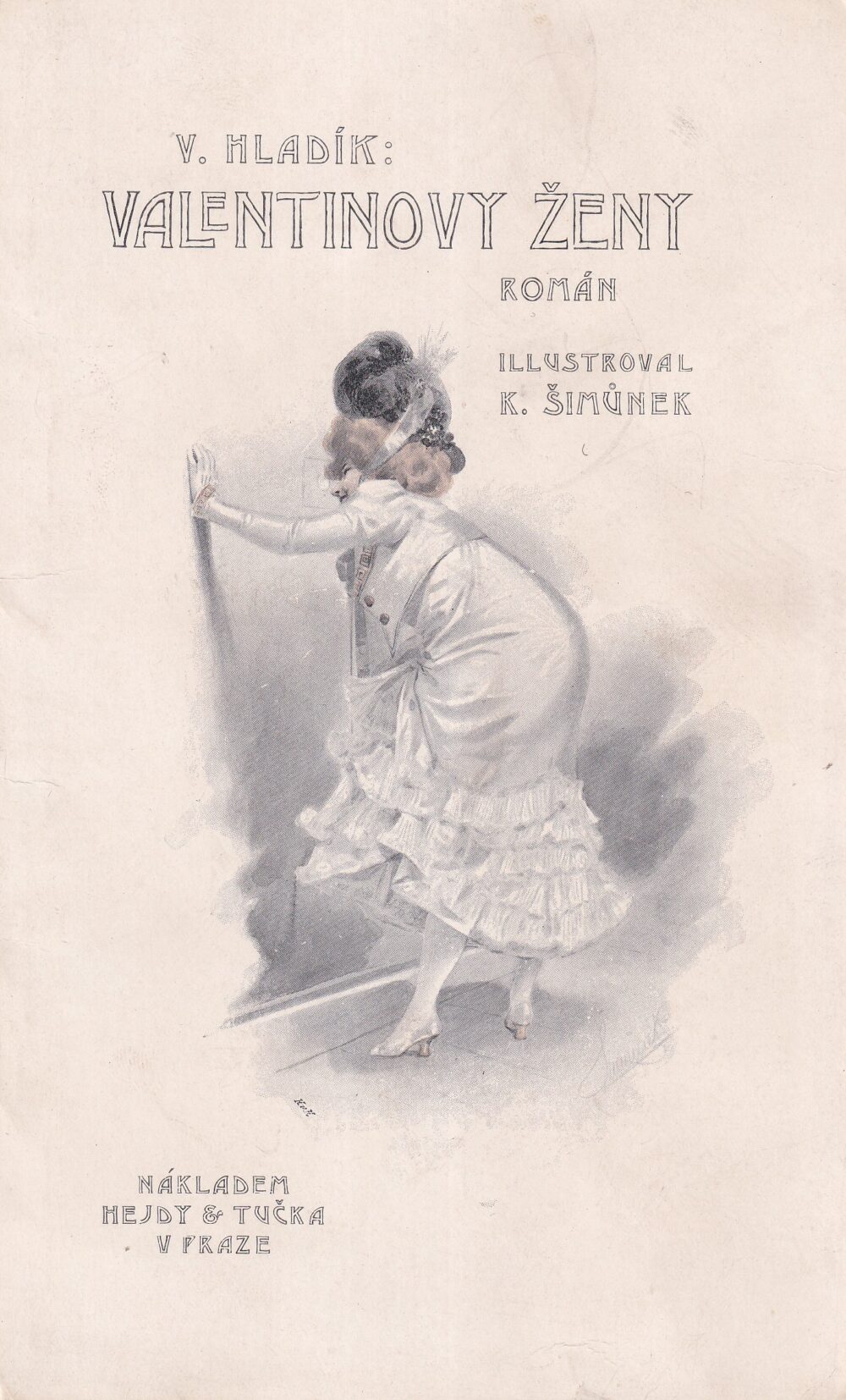 Reklama na skvostné desky k románu, ilustr. Šimůnek