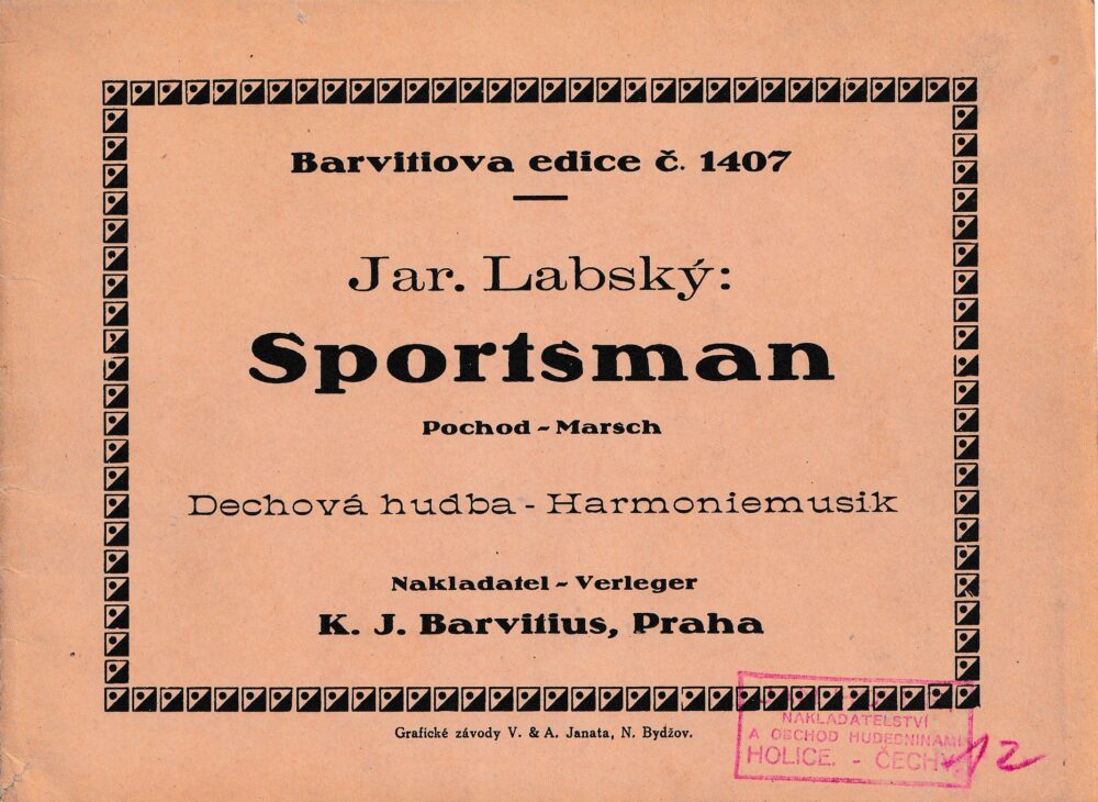 Reklama hudebniny Holice, Skladby pro orchestr,1.pol.20.st.