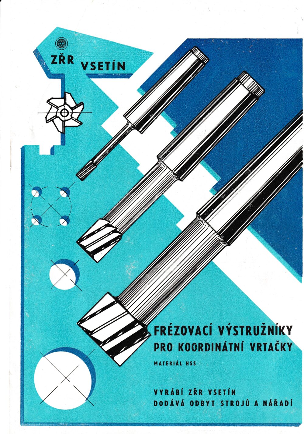 Leták Frézovací výstružníky, ZŘR Vsetín