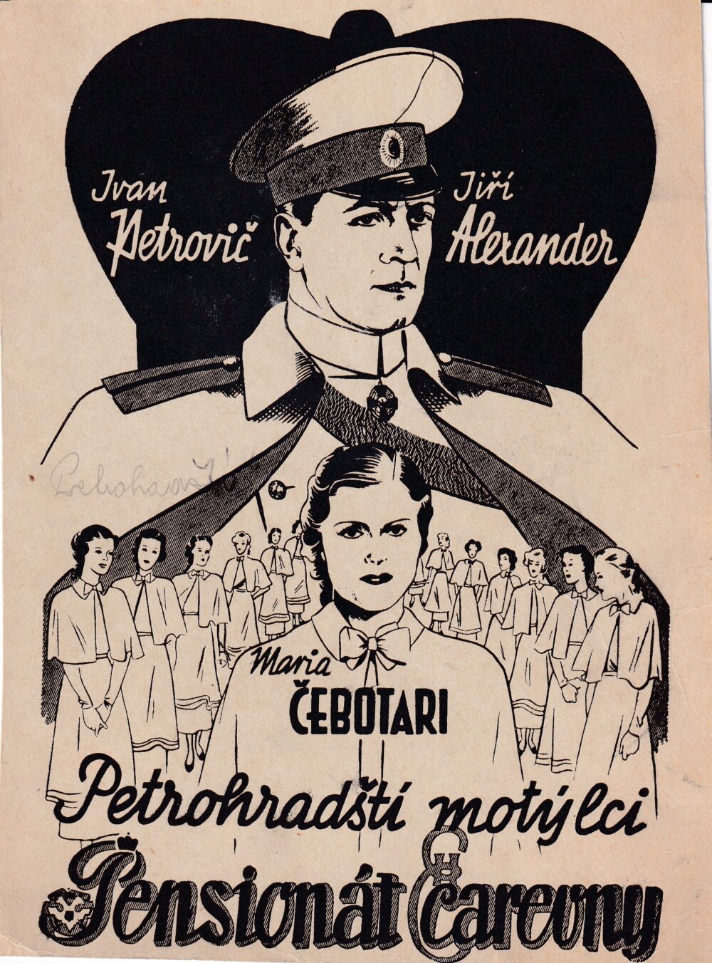 Plakátek Maria Čebotari Petrohradští motýlci 20.století