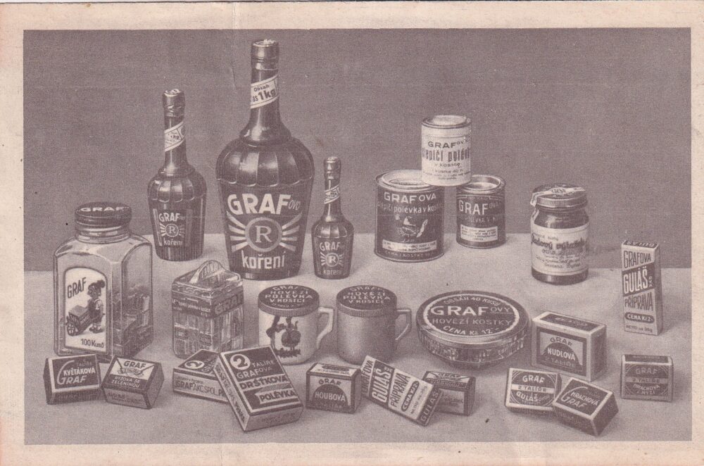 Leták Graf, Grafovy polévky, Grafova továrna 1.pol.20.st.