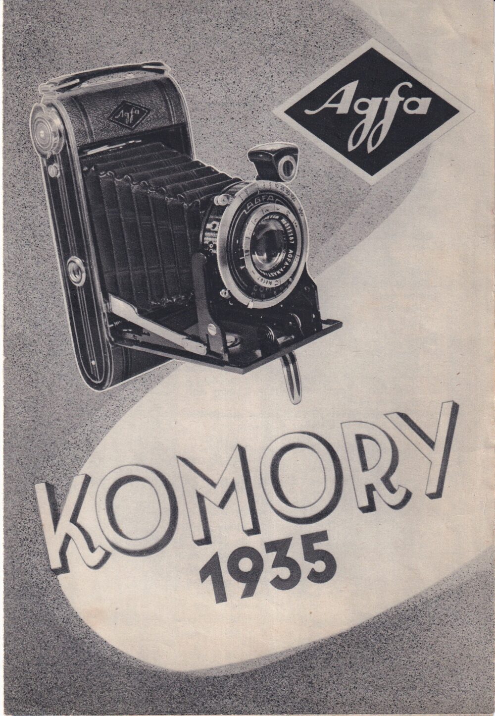 Leták Agfa Komory, Isochrom film, fotoaparát r.1935