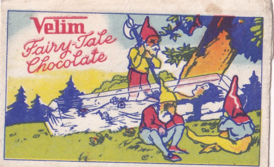 Obal čokoláda Velim s pohádkou