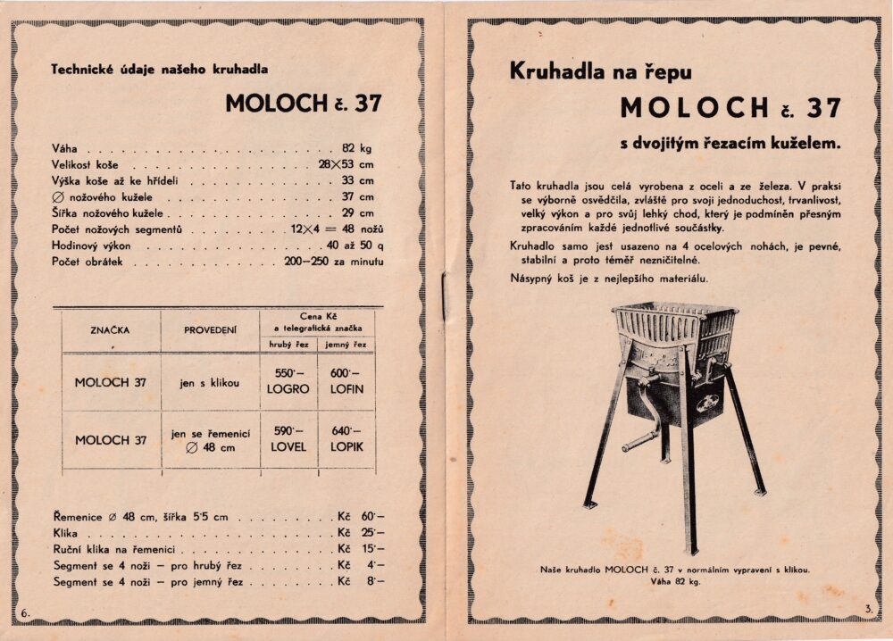 Leták kruhadlo na řepu MOLOCH