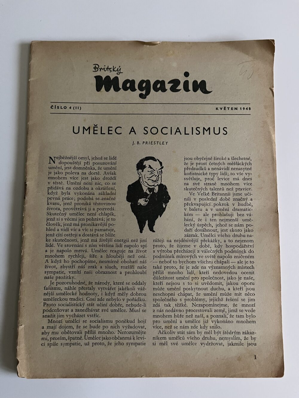 Britský Magazín poštovní doprava helikoptérou hostince móda humor 1948