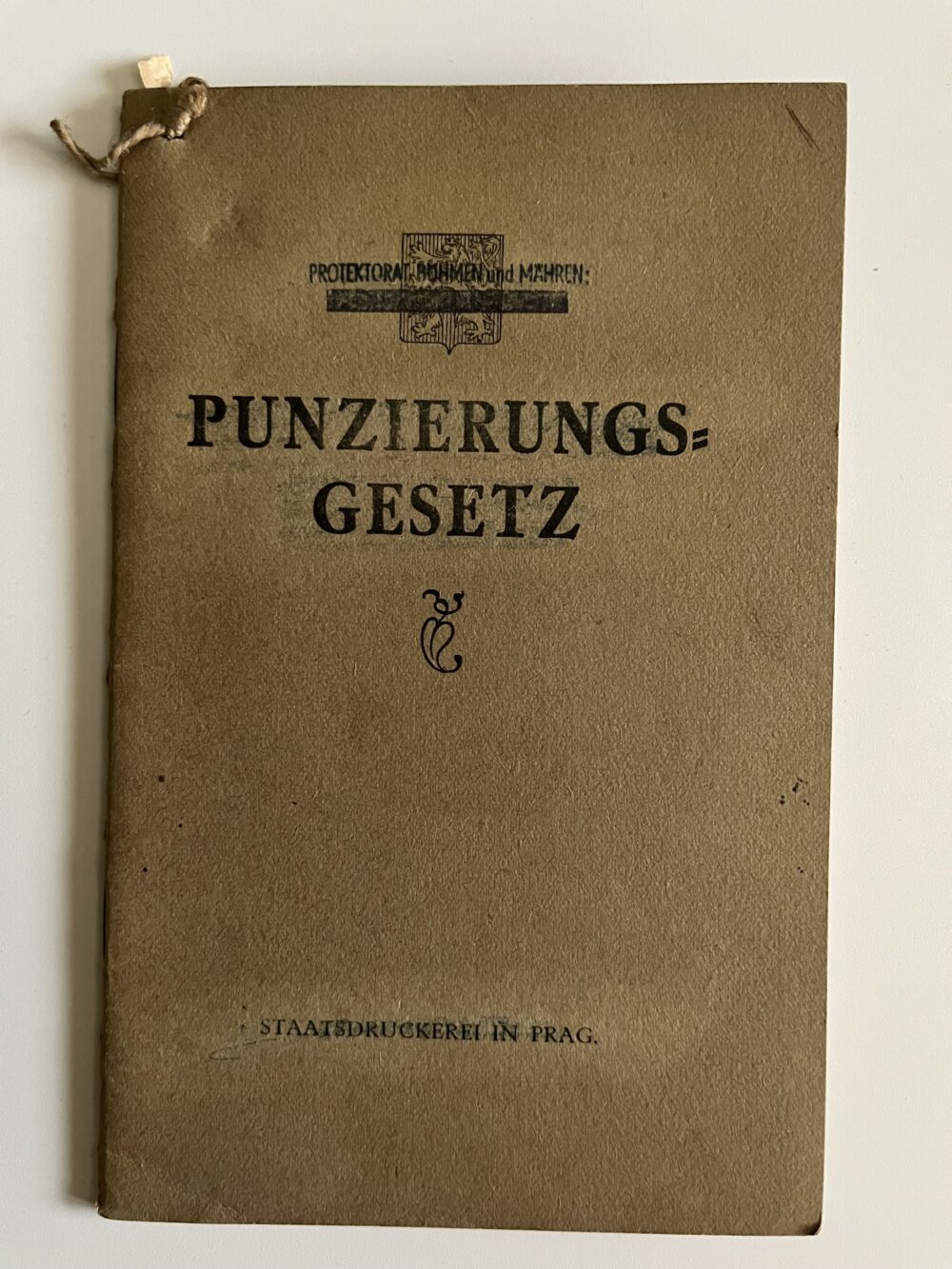 Kniha Protektorát Čechy a Morava - Puncovní zákon od 16. prosince 1927