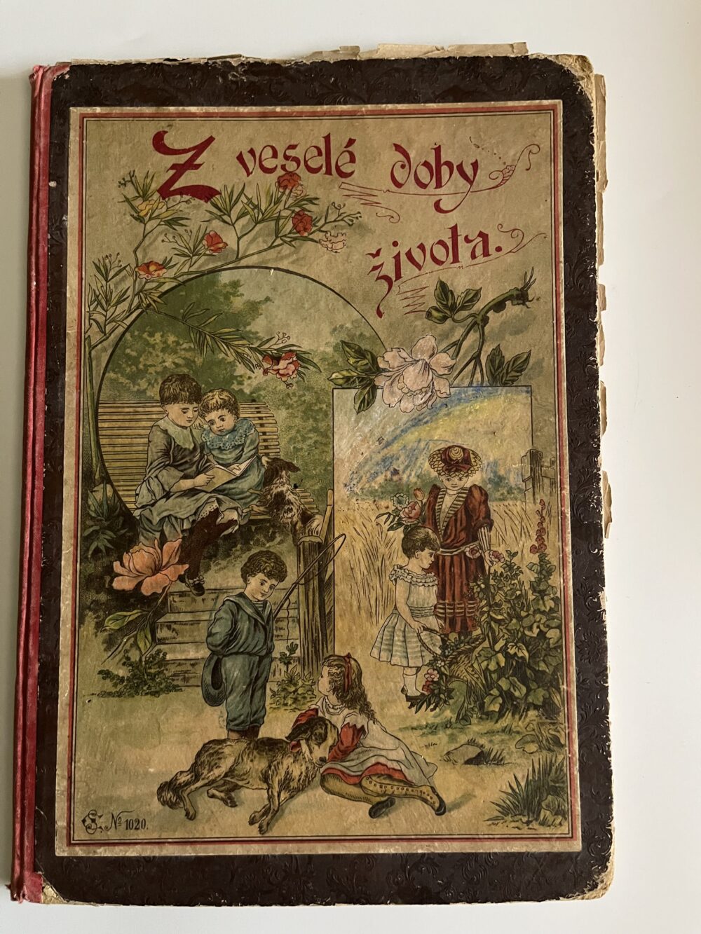 Z veselé doby života, dětská zábavná kniha s obrázky a veršíky