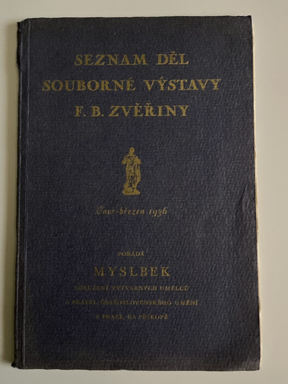 Seznam děl souborné výstavy F.B. Zvěřiny, 1936 Myslbek