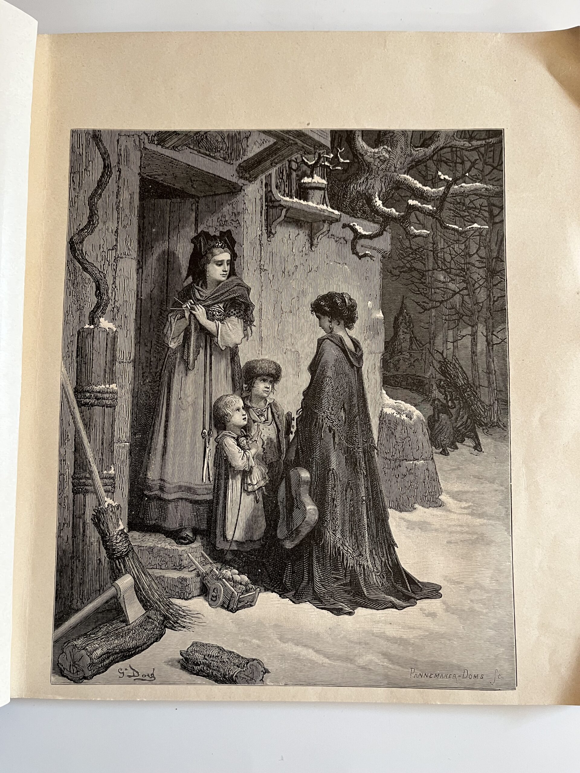 Kniha - Čtrnáctero bájek Lafontainových s illustracemi, r.1895 - Obrázek 3