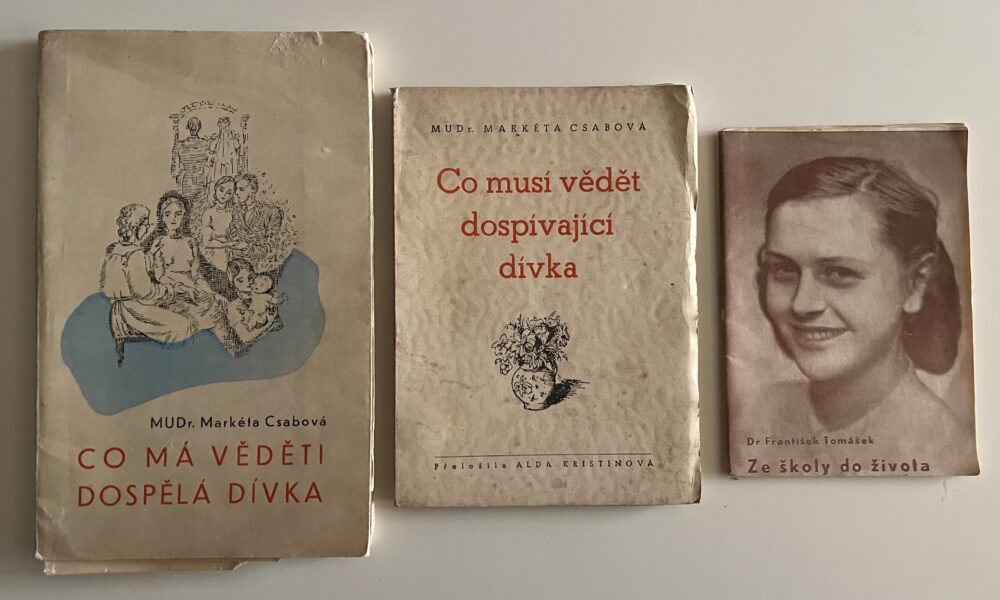Knihy - výchova a vzdělávání dívek, 3 ks 1945 / 1946