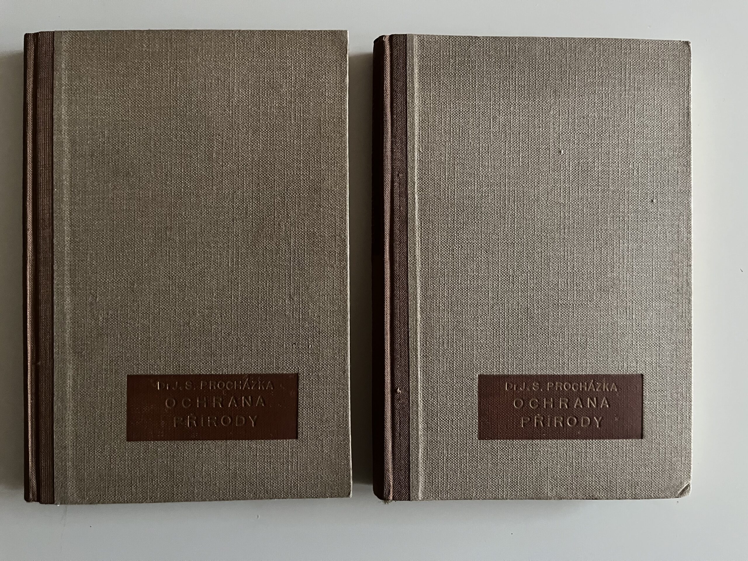 Dr. Procházka - Ochrana přírody, I. / II. díl r.1926 / 1927