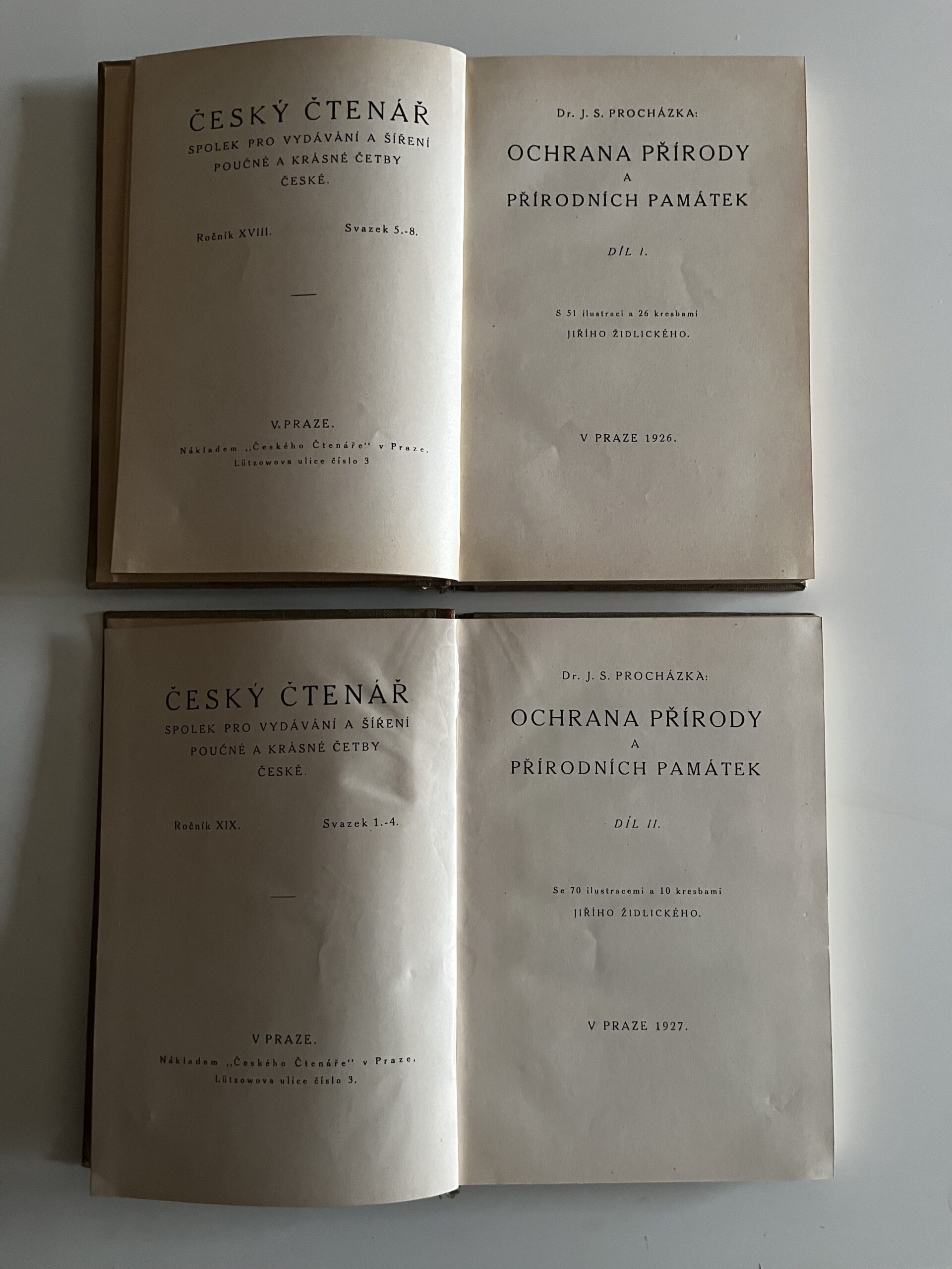 Dr. Procházka - Ochrana přírody, I. / II. díl r.1926 / 1927 - Obrázek 2