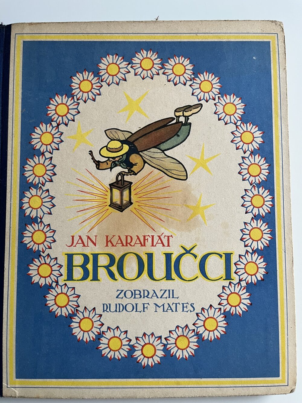 Dětská kniha Broučci - Jan Karafiát, ilustrace R. Mates 1.pol.20.st.