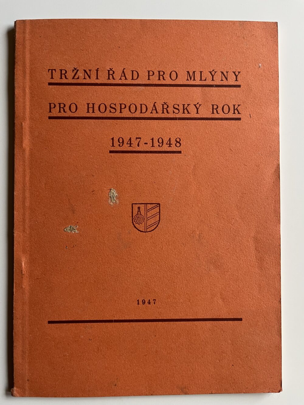Příručka - Tržní řád pro mlýny pro hospodářský rok 1947 - 1948